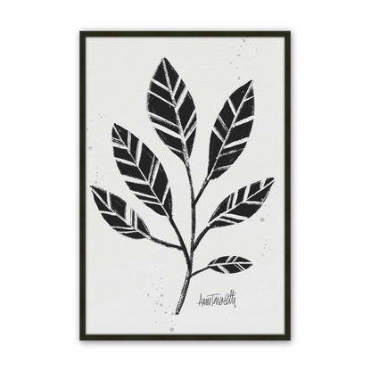 [Color:Satin Black], Picture of art in a Satin Black frame