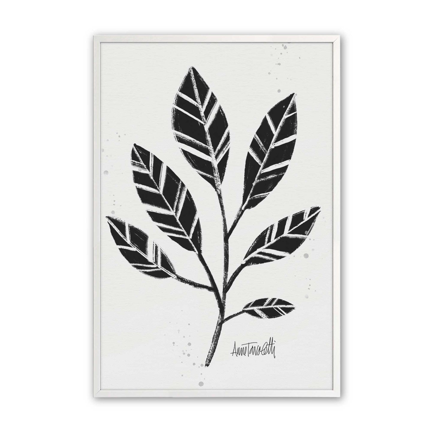 [Color:Opaque White], Picture of art in a Opaque White frame