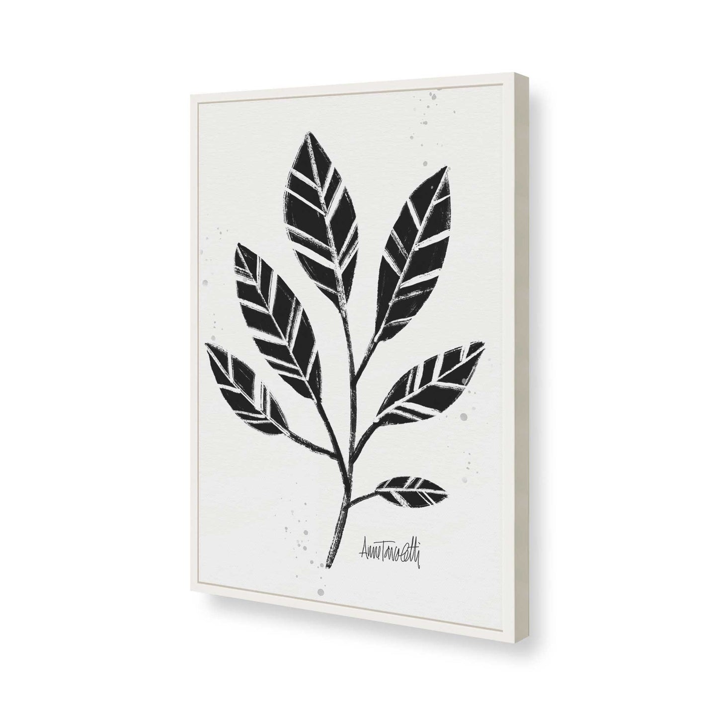[Color:Opaque White], Picture of art in a Opaque White frame of the corner