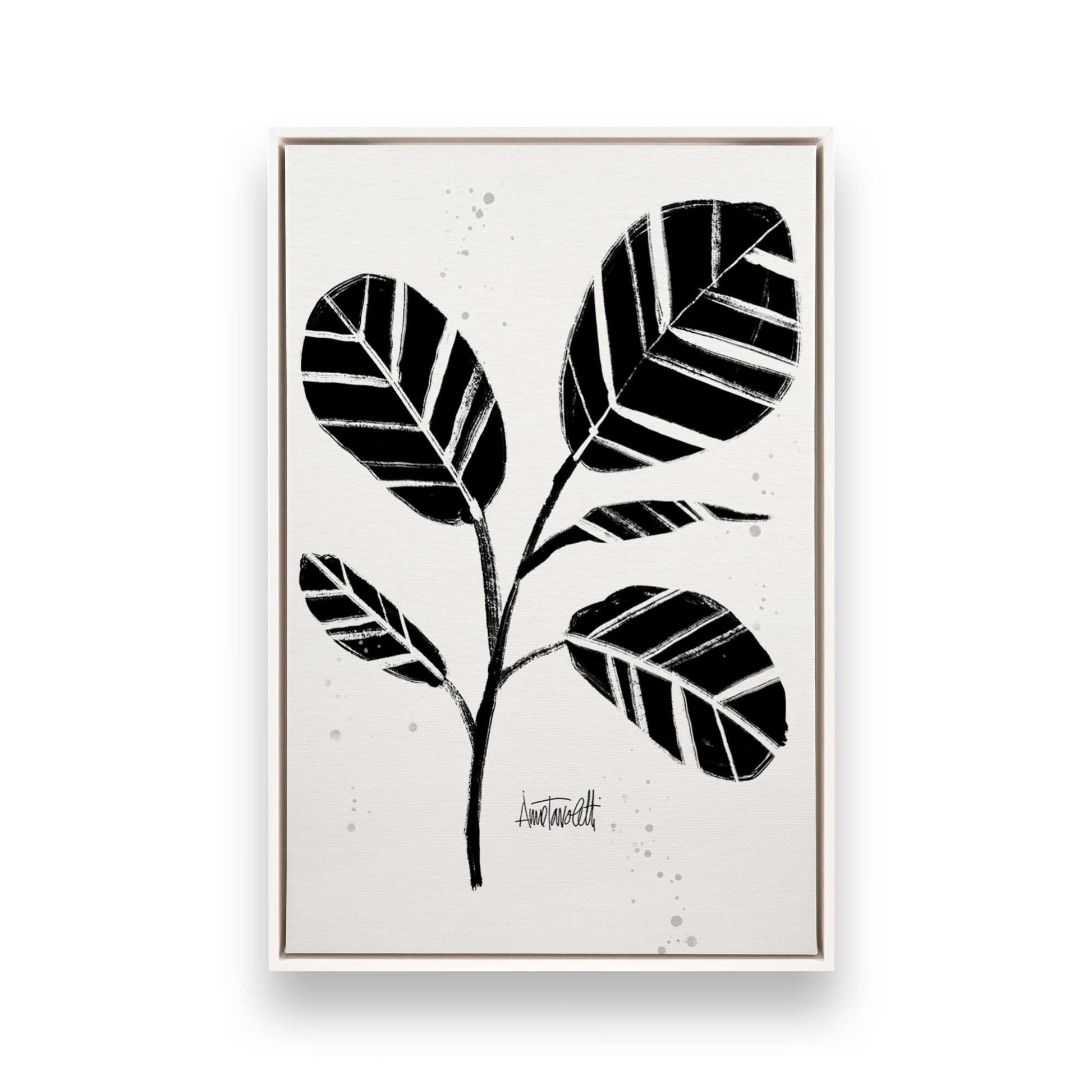 [Color:Opaque White], Picture of art in a White frame