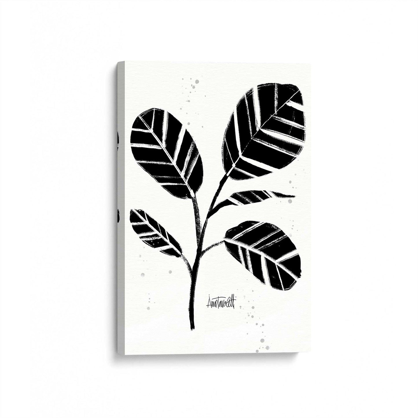 [Color:Stretched Canvas], Picture of art at an angle
