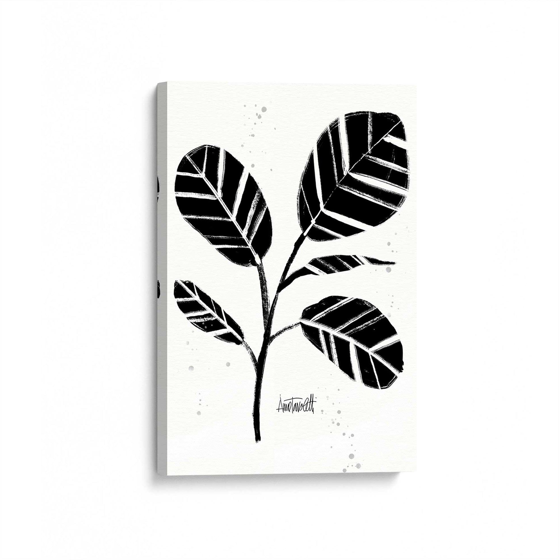[Color:Stretched Canvas], Picture of art at an angle