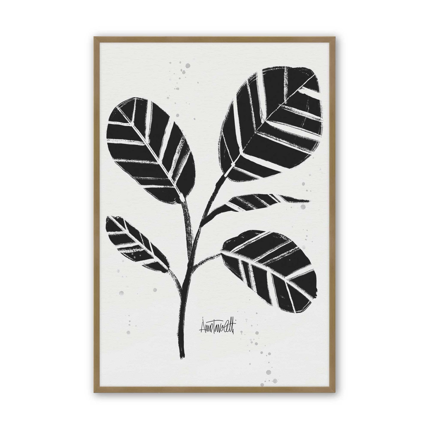 Black and White Botanicals Set of 4 Art Prints