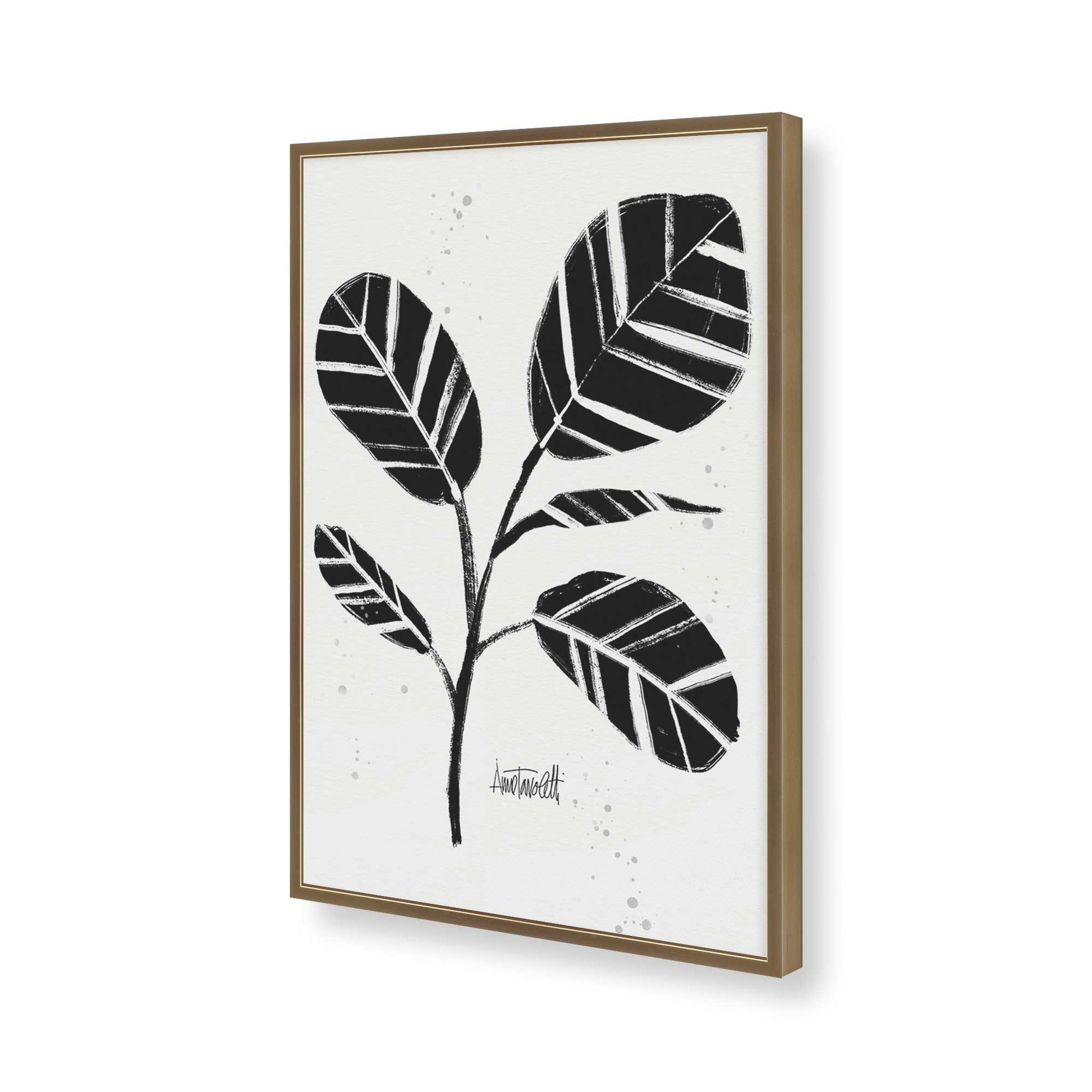 [Color:Brushed Gold], Picture of art in a Brushed Gold frame of the corner