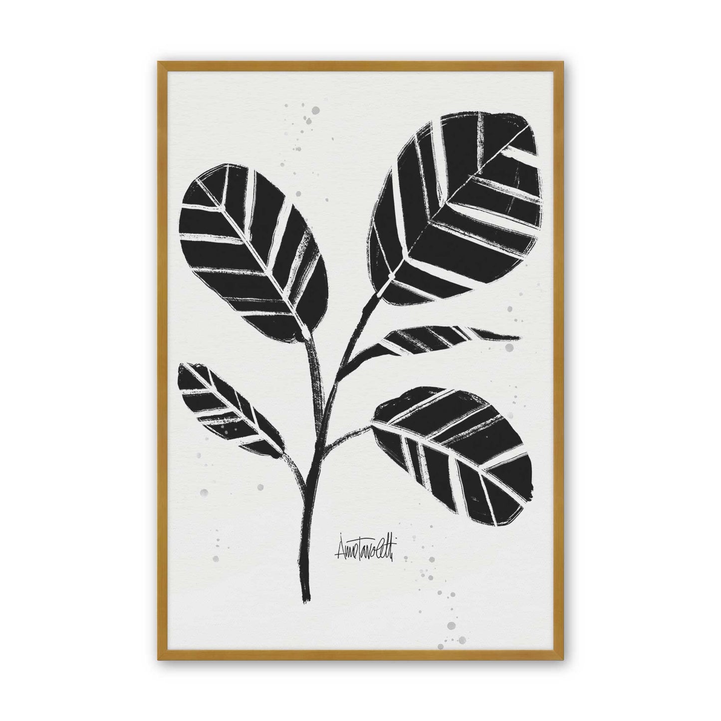 Black and White Botanicals Set of 4 Art Prints