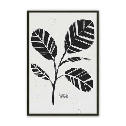 Black and White Botanicals Set of 4 Art Prints
