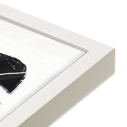 [Color:Opaque White], Picture of art in a Opaque White frame at an angle