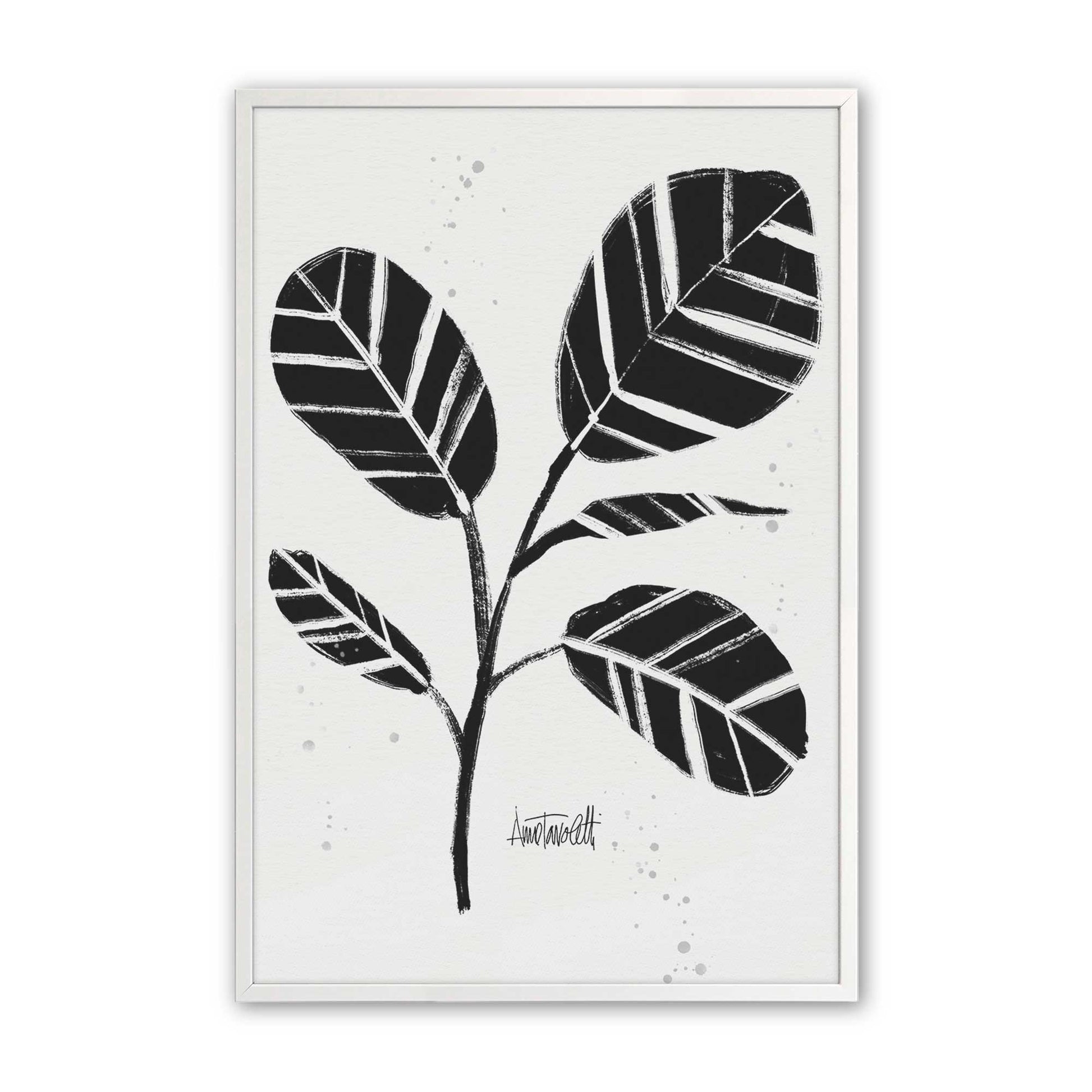 [Color:Opaque White], Picture of art in a Opaque White frame