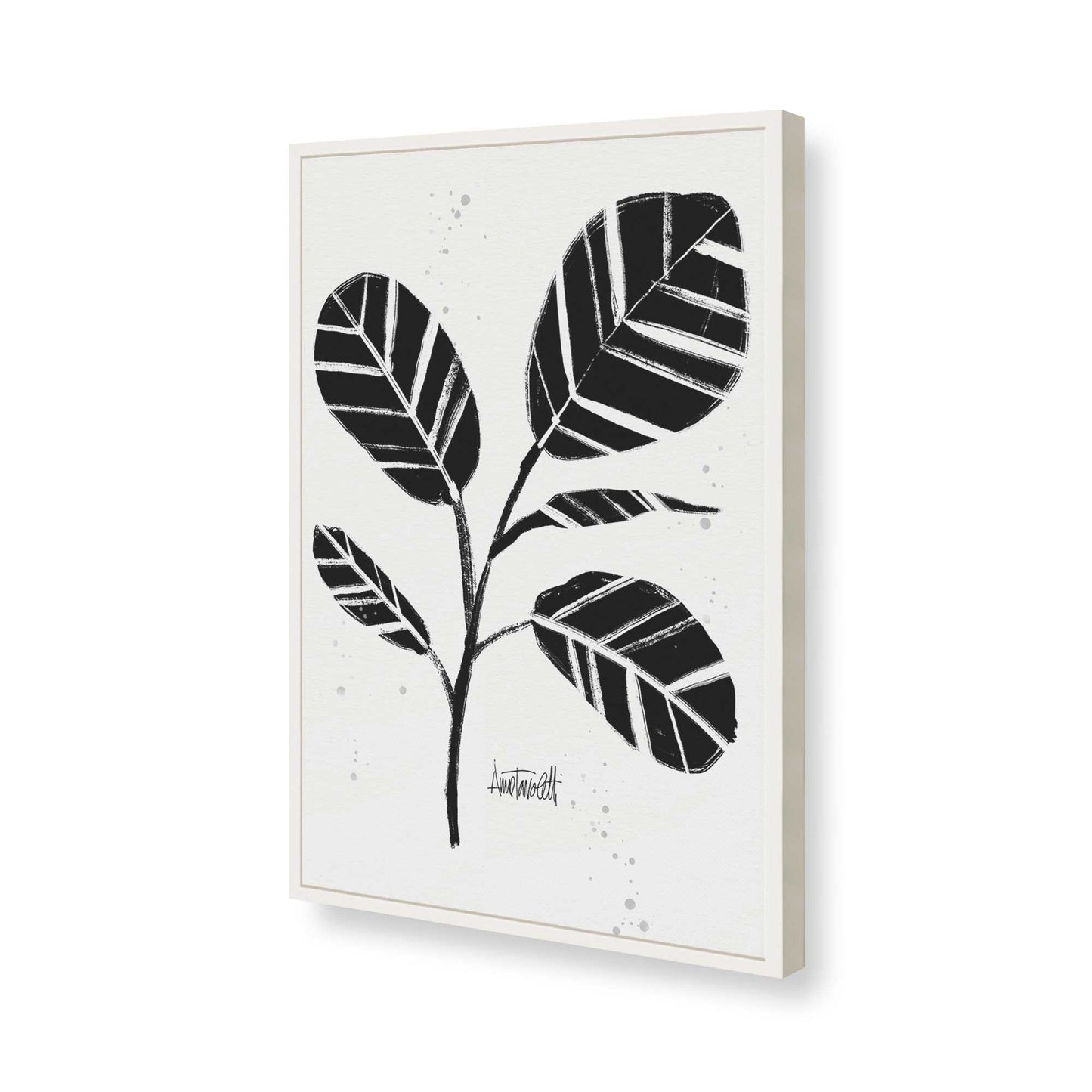 [Color:Opaque White], Picture of art in a Opaque White frame of the corner