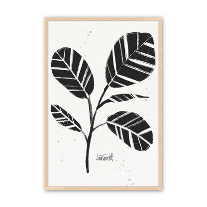 Black and White Botanicals Set of 4 Art Prints