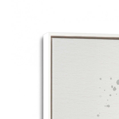 [Color:Opaque White], Picture of art in a White frame at an angle