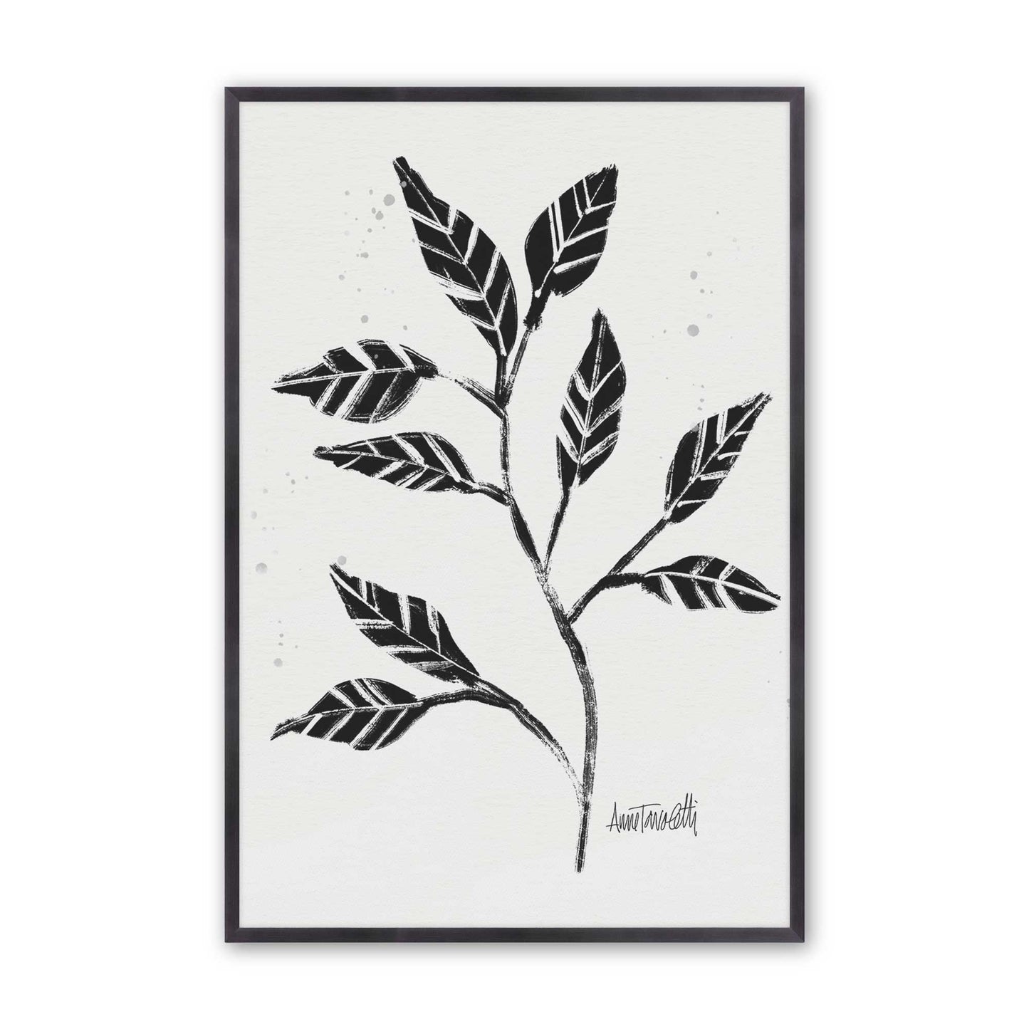 Black and White Botanicals Set of 4 Art Prints