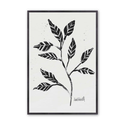 Black and White Botanicals Set of 4 Art Prints