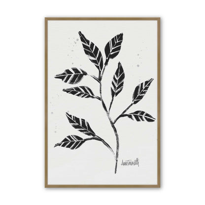 Black and White Botanicals Set of 4 Art Prints