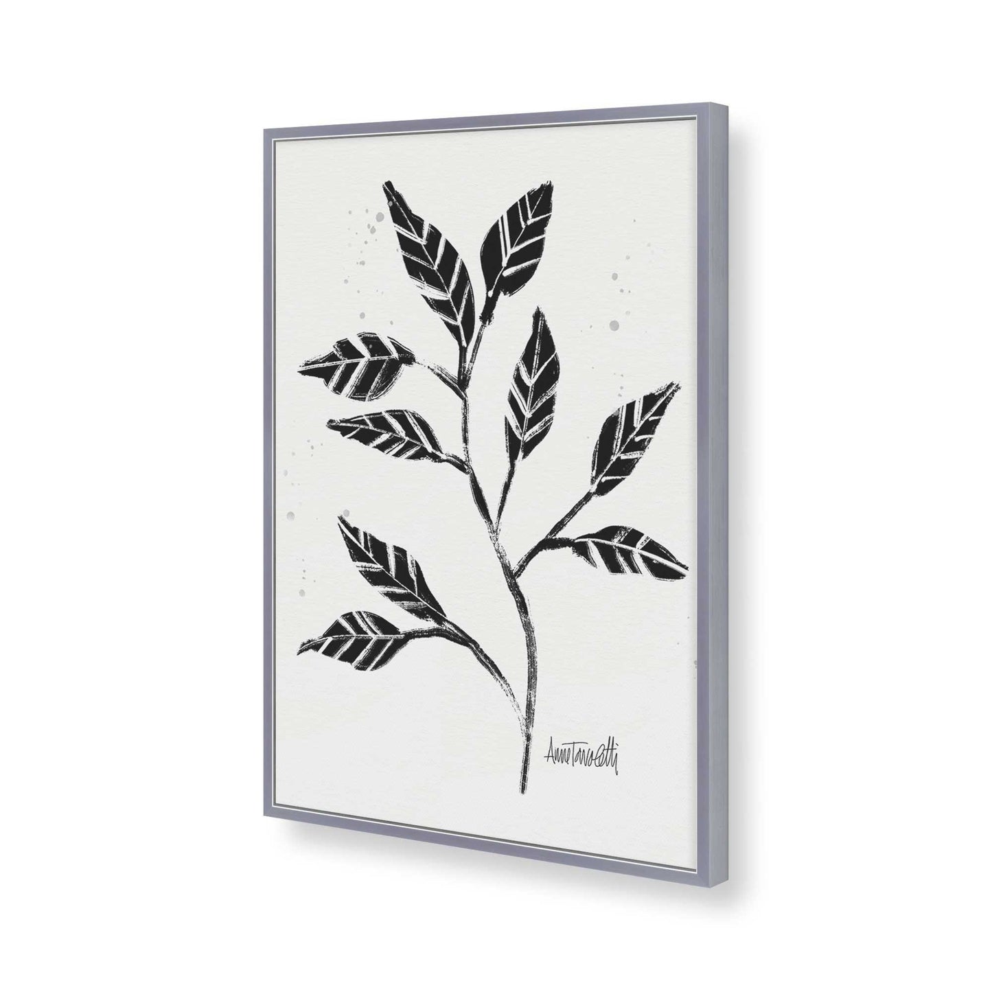 [Color:Polished Chrome], Picture of art in a Polished Chrome frame of the corner
