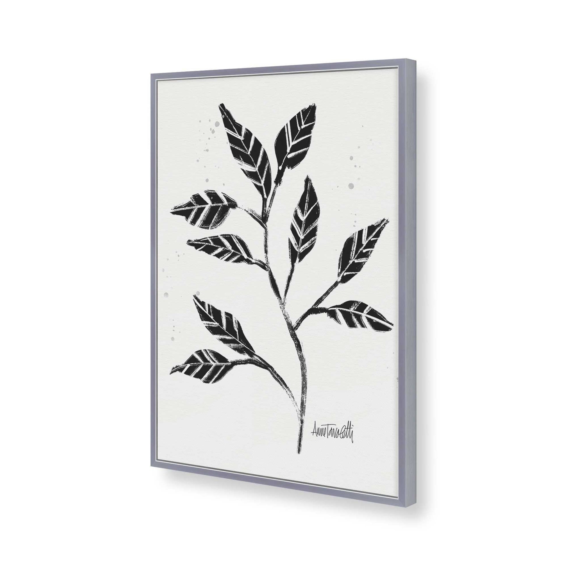 [Color:Polished Chrome], Picture of art in a Polished Chrome frame of the corner