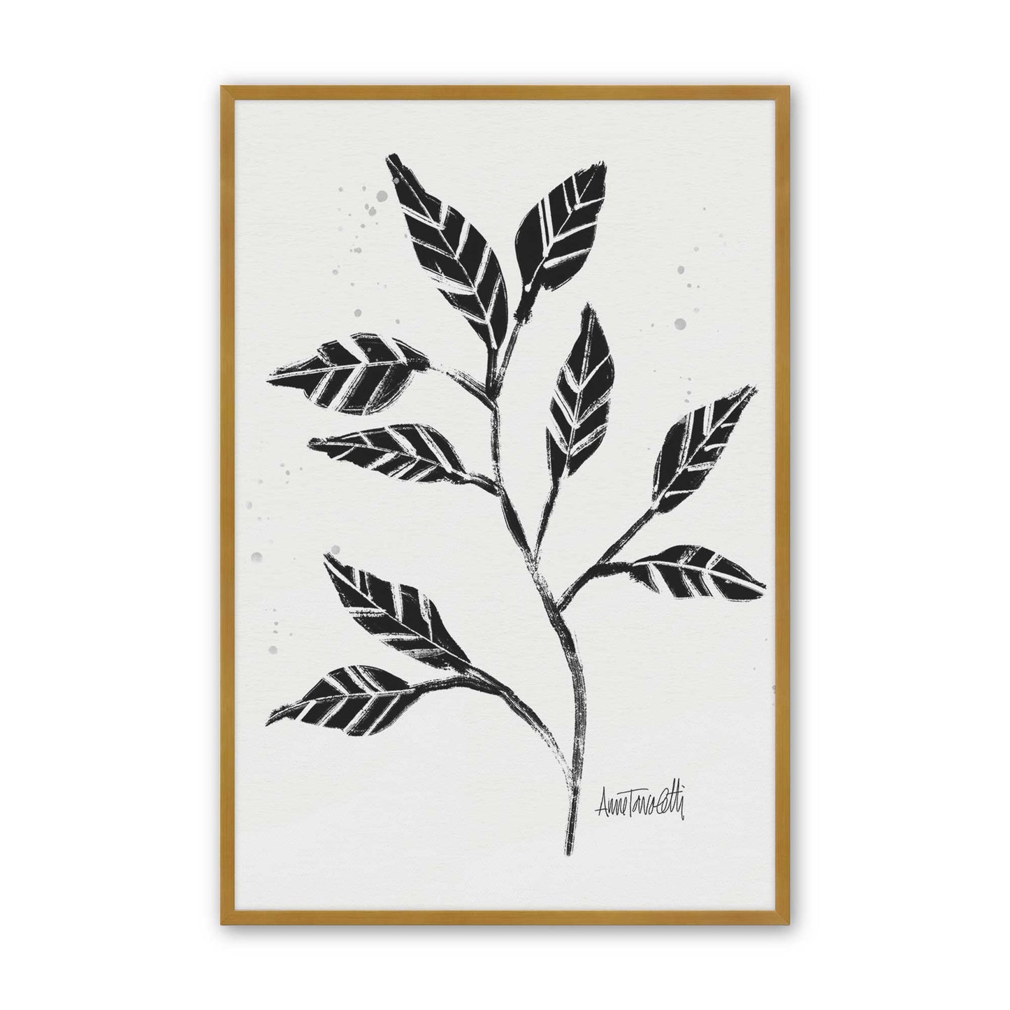 Black and White Botanicals Set of 4 Art Prints