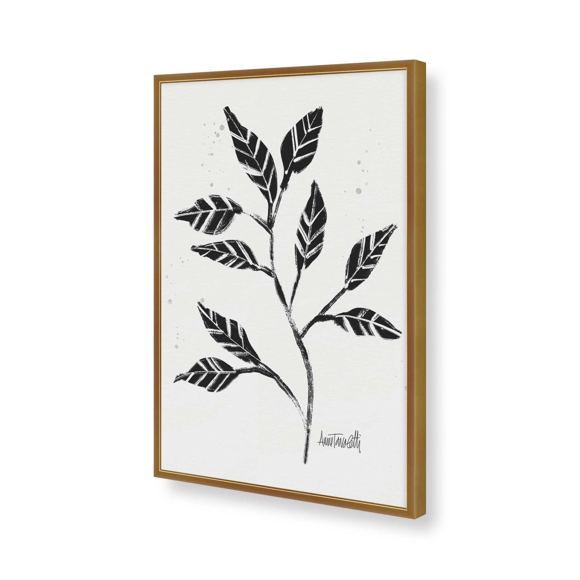 [Color:Polished Gold], Picture of art in a Polished Gold frame of the corner