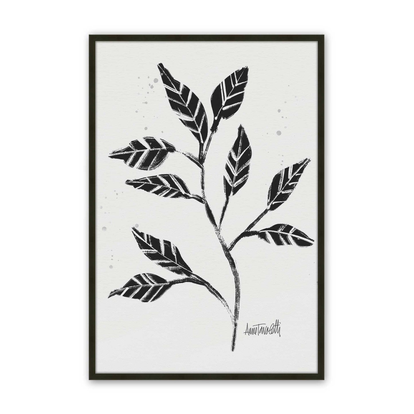 Black and White Botanicals Set of 4 Art Prints