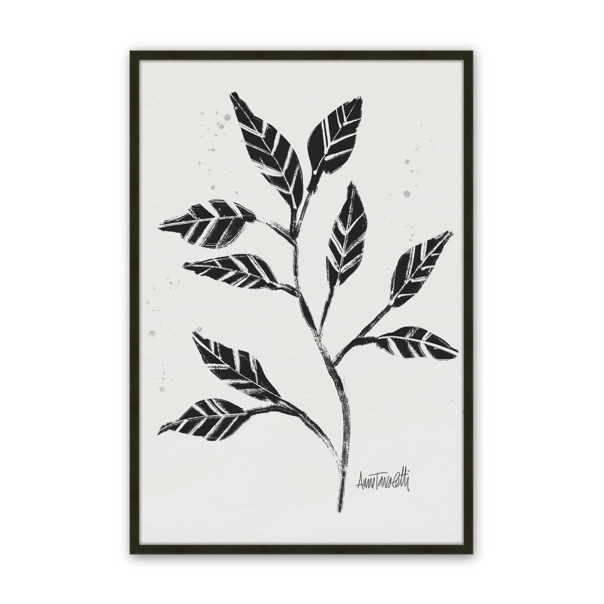 [Color:Satin Black], Picture of art in a Satin Black frame