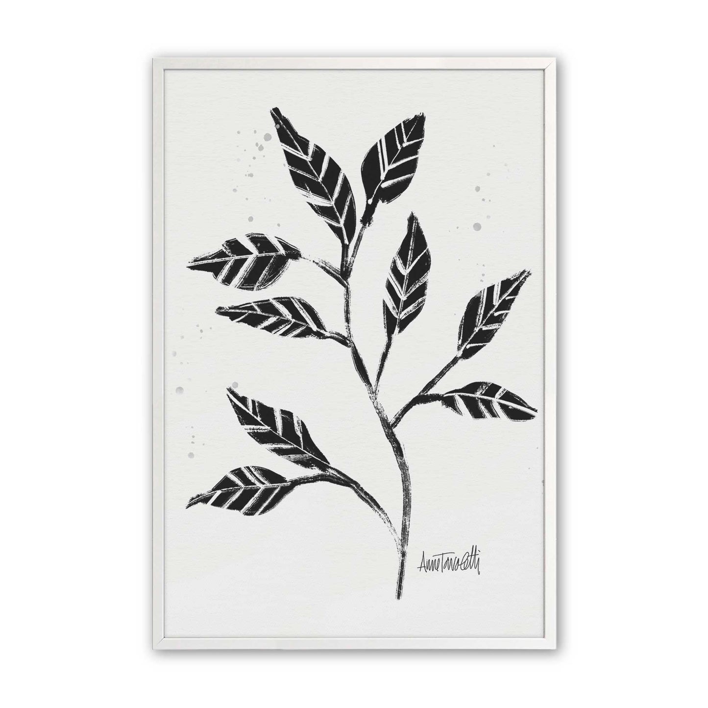 Black and White Botanicals Set of 4 Art Prints