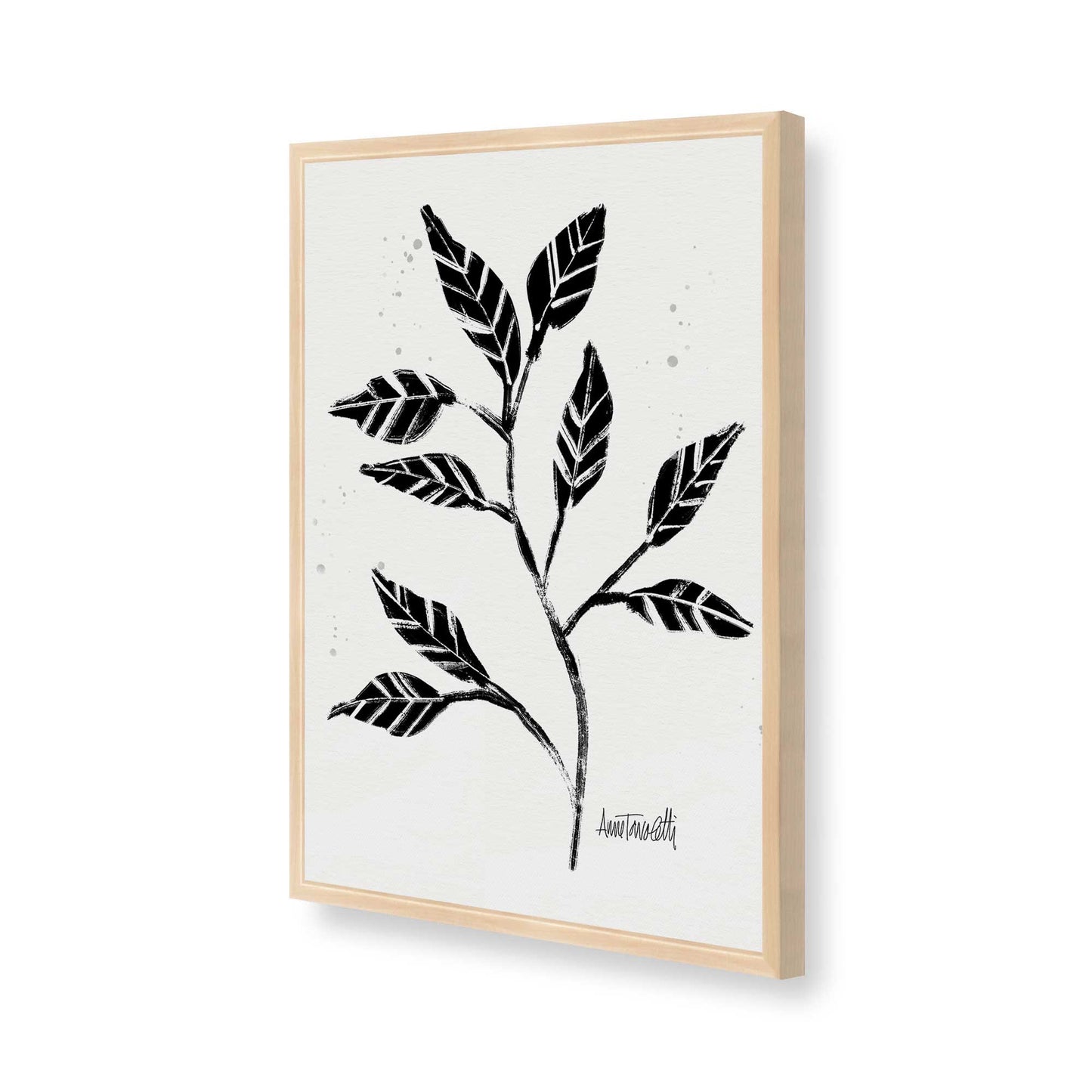 [Color:Raw Maple], Picture of art in a Raw Maple frame of the corner