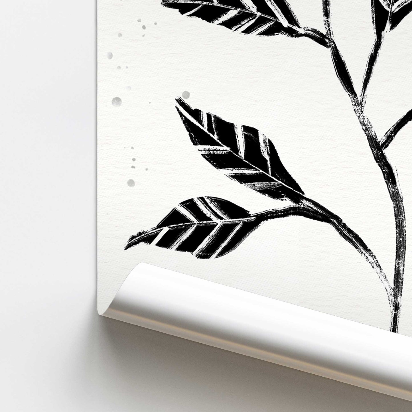 [color:Rolled Print], Picture of close up of art