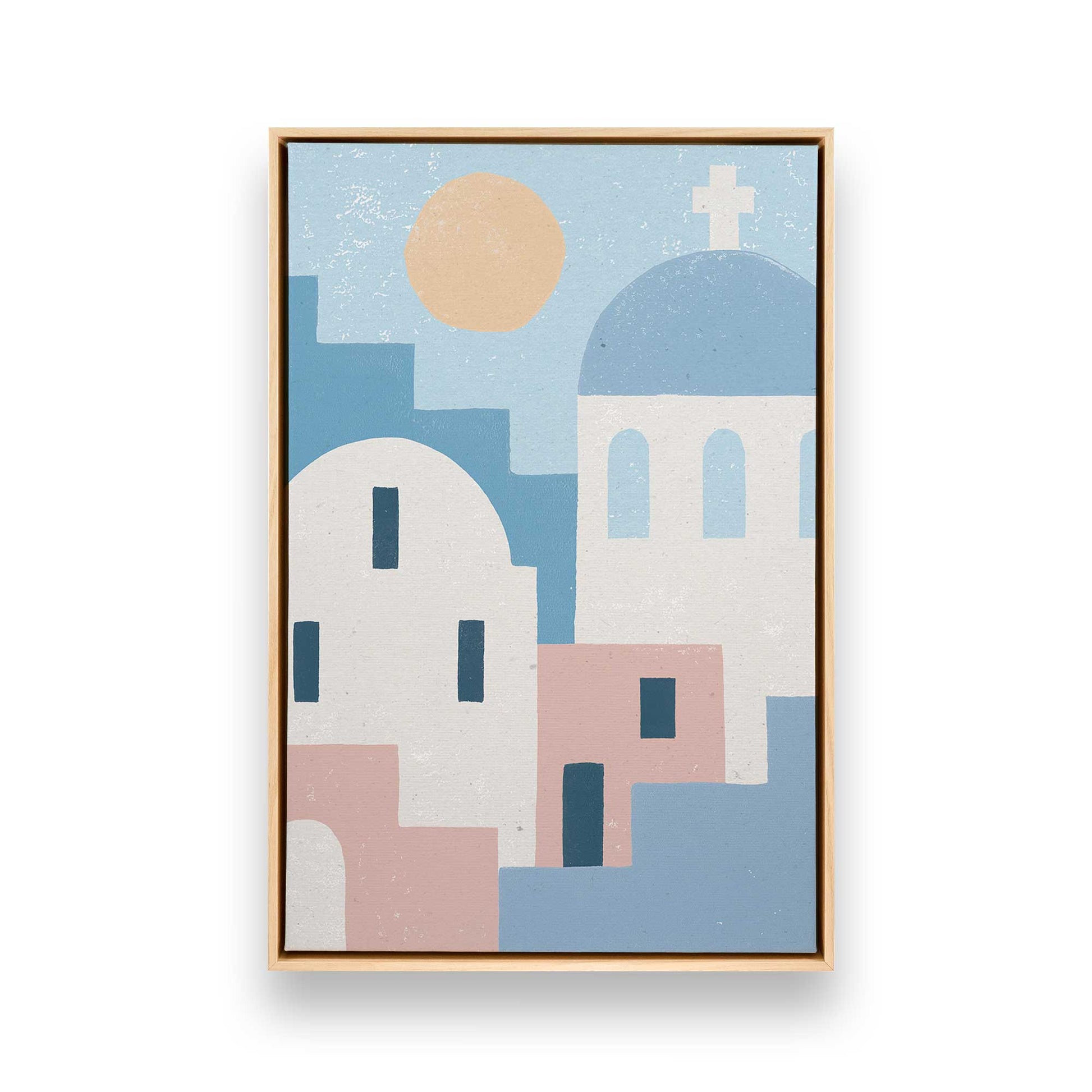 [Color:American Maple], Picture of art in a American Maple frame