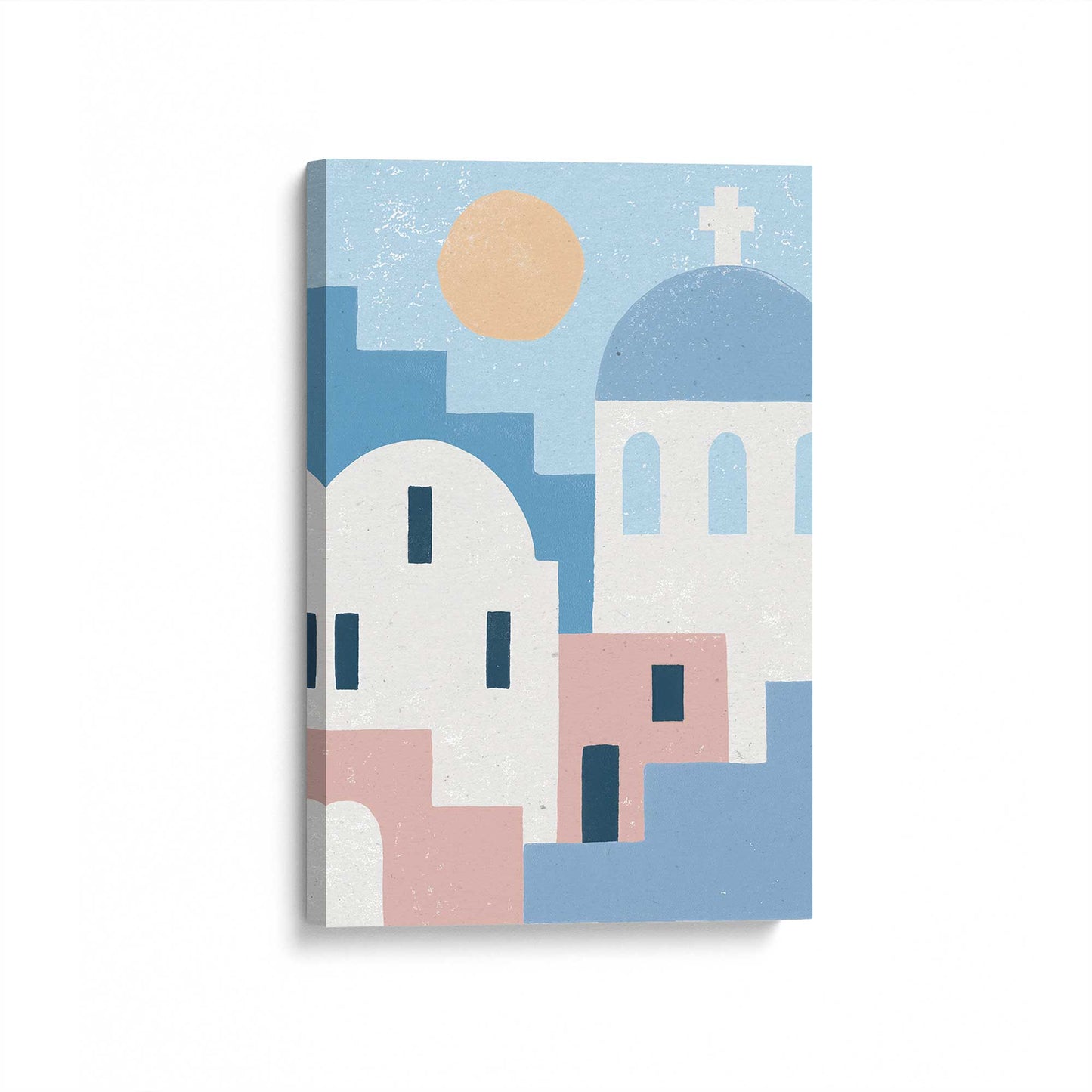 [Color:Stretched Canvas], Picture of art at an angle