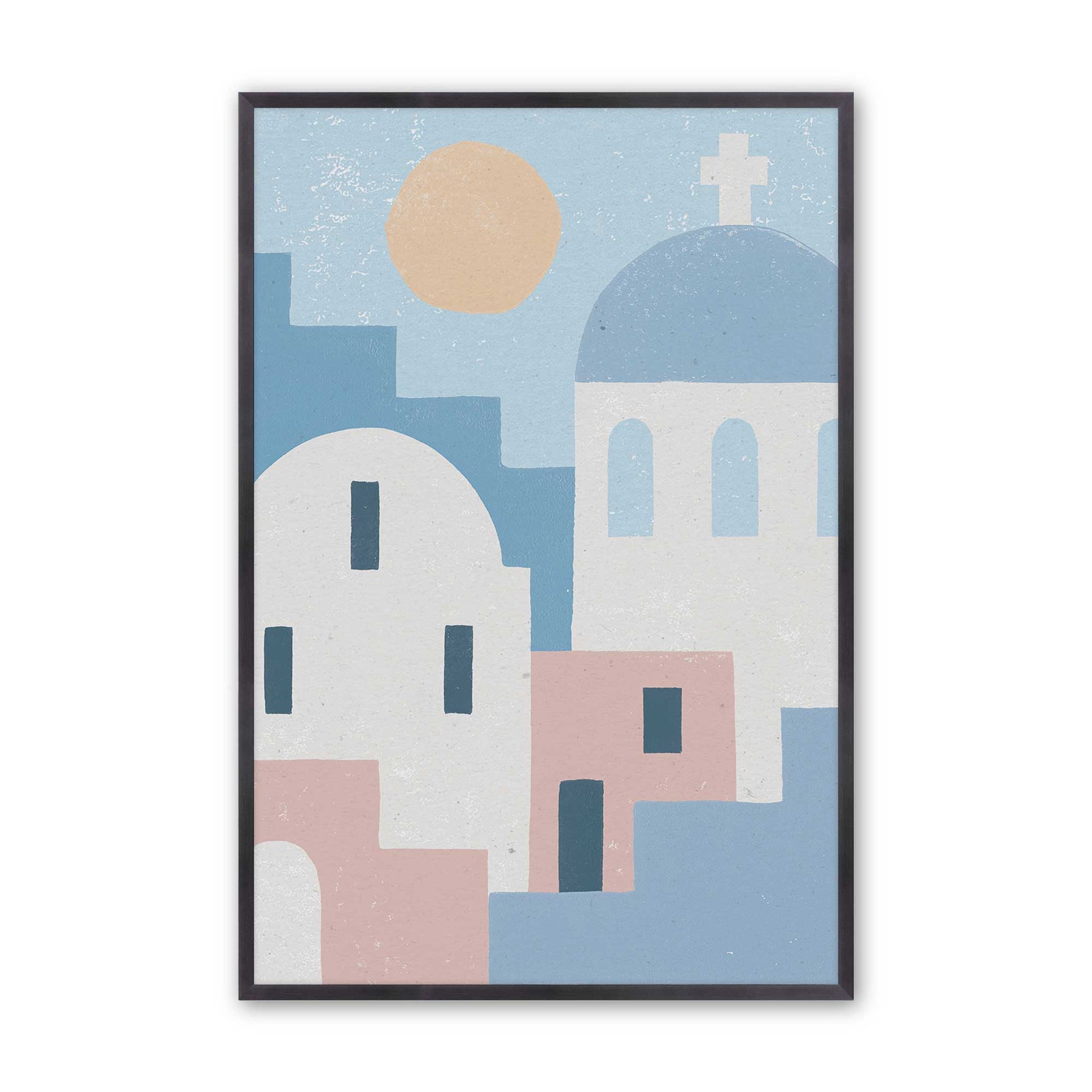 [Color:Weathered Zinc], Picture of art in a Weathered Zinc frame