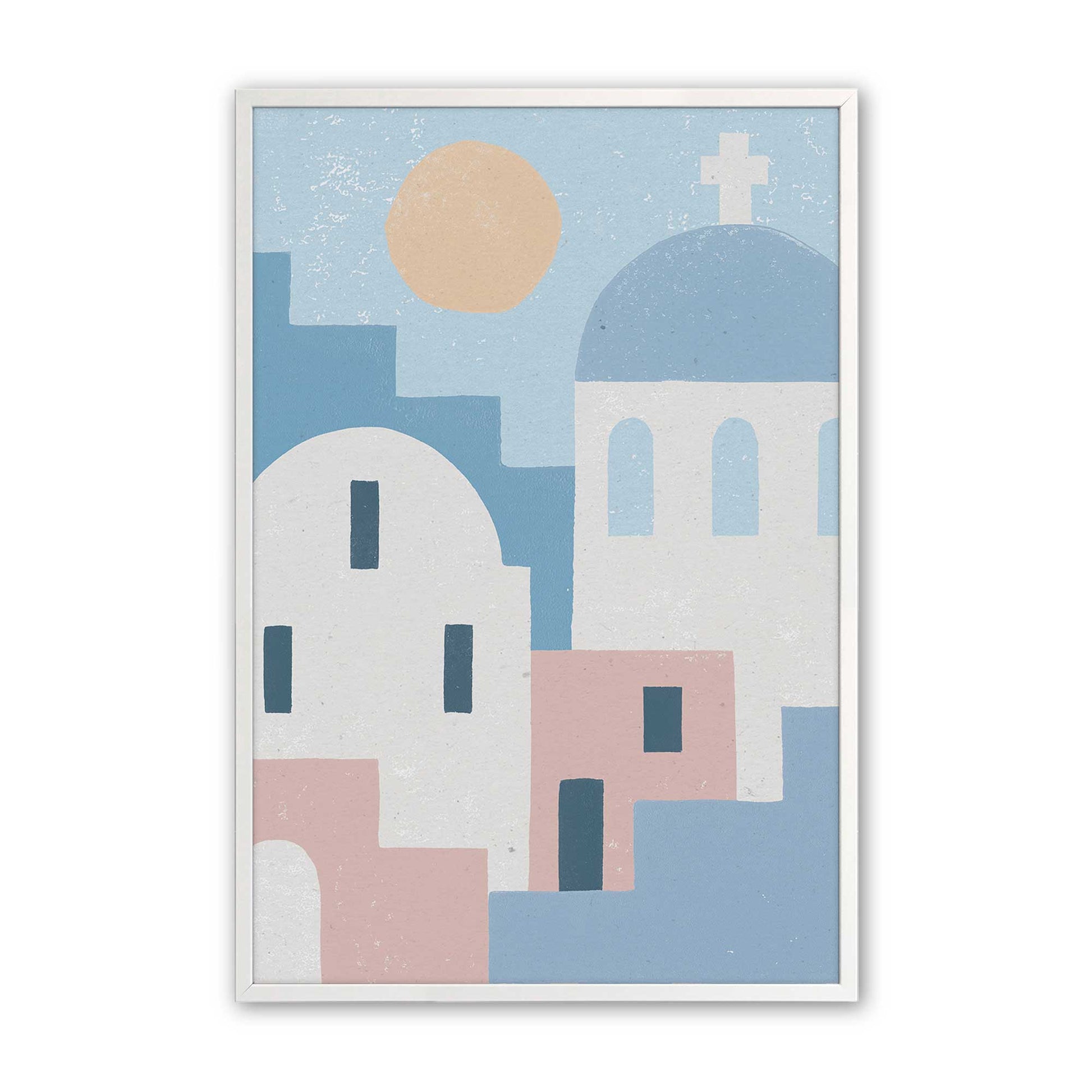 [Color:Opaque White], Picture of art in a Opaque White frame