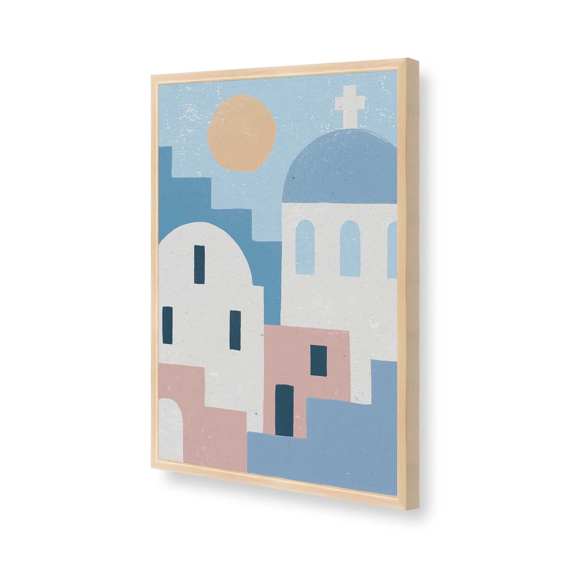 [Color:Raw Maple], Picture of art in a Raw Maple frame of the corner