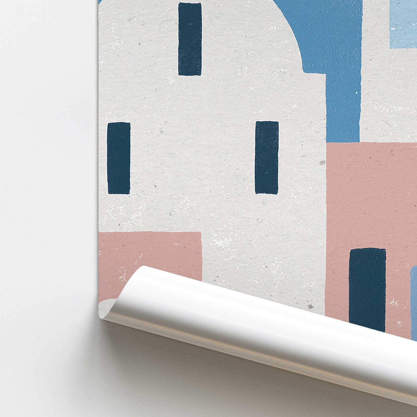 [color:Rolled Print], Picture of close up of art
