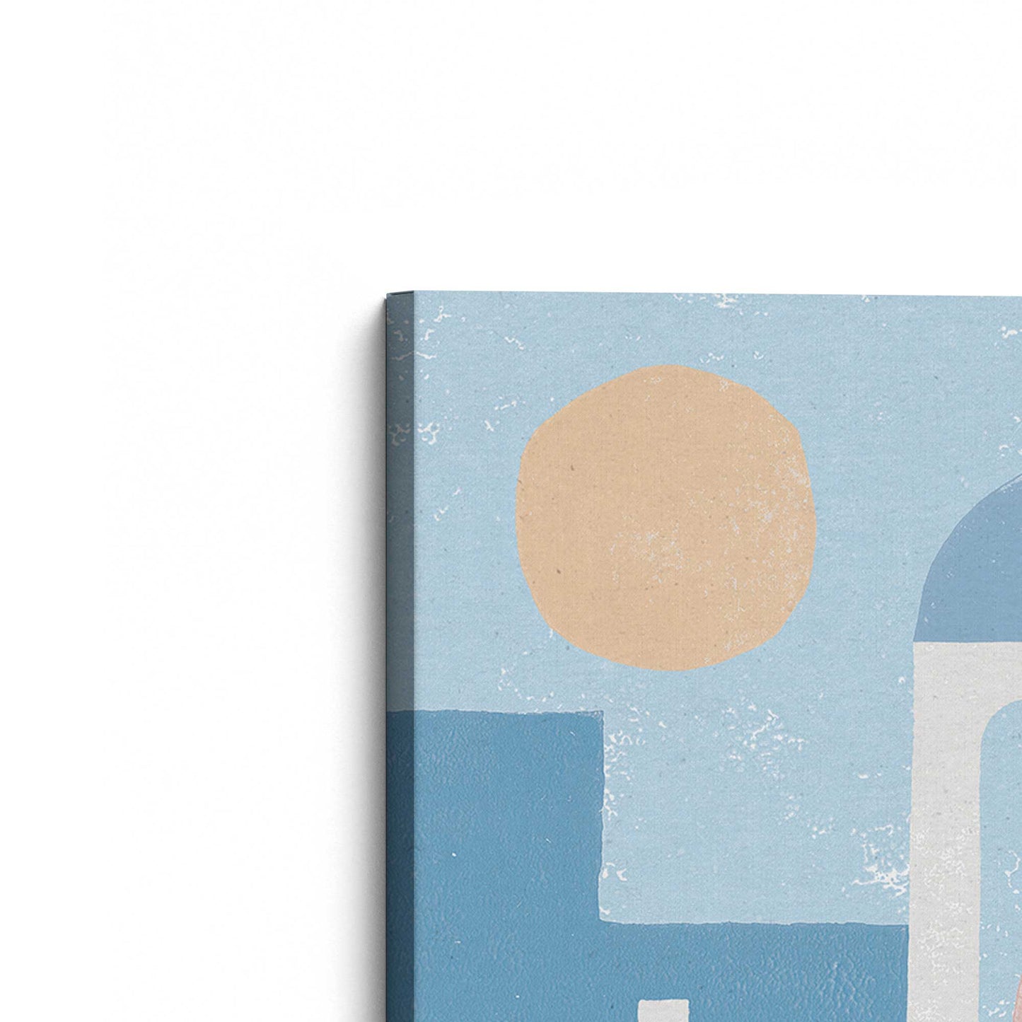 [Color:Stretched Canvas], Picture of the corner of the art