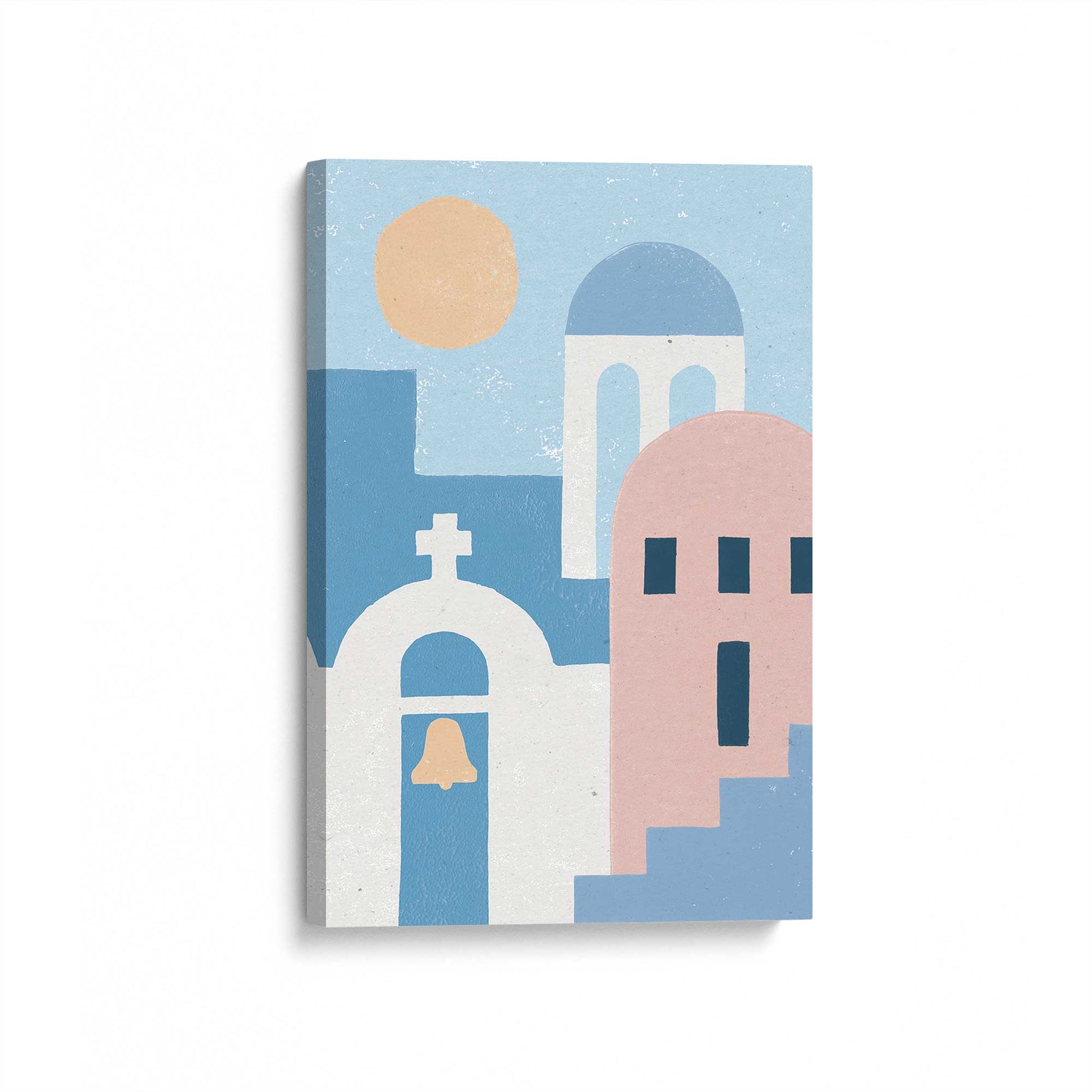 [Color:Stretched Canvas], Picture of art at an angle
