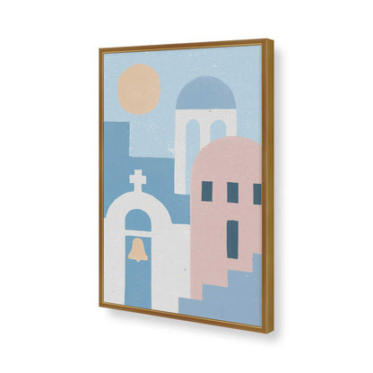 [Color:Polished Gold], Picture of art in a Polished Gold frame of the corner