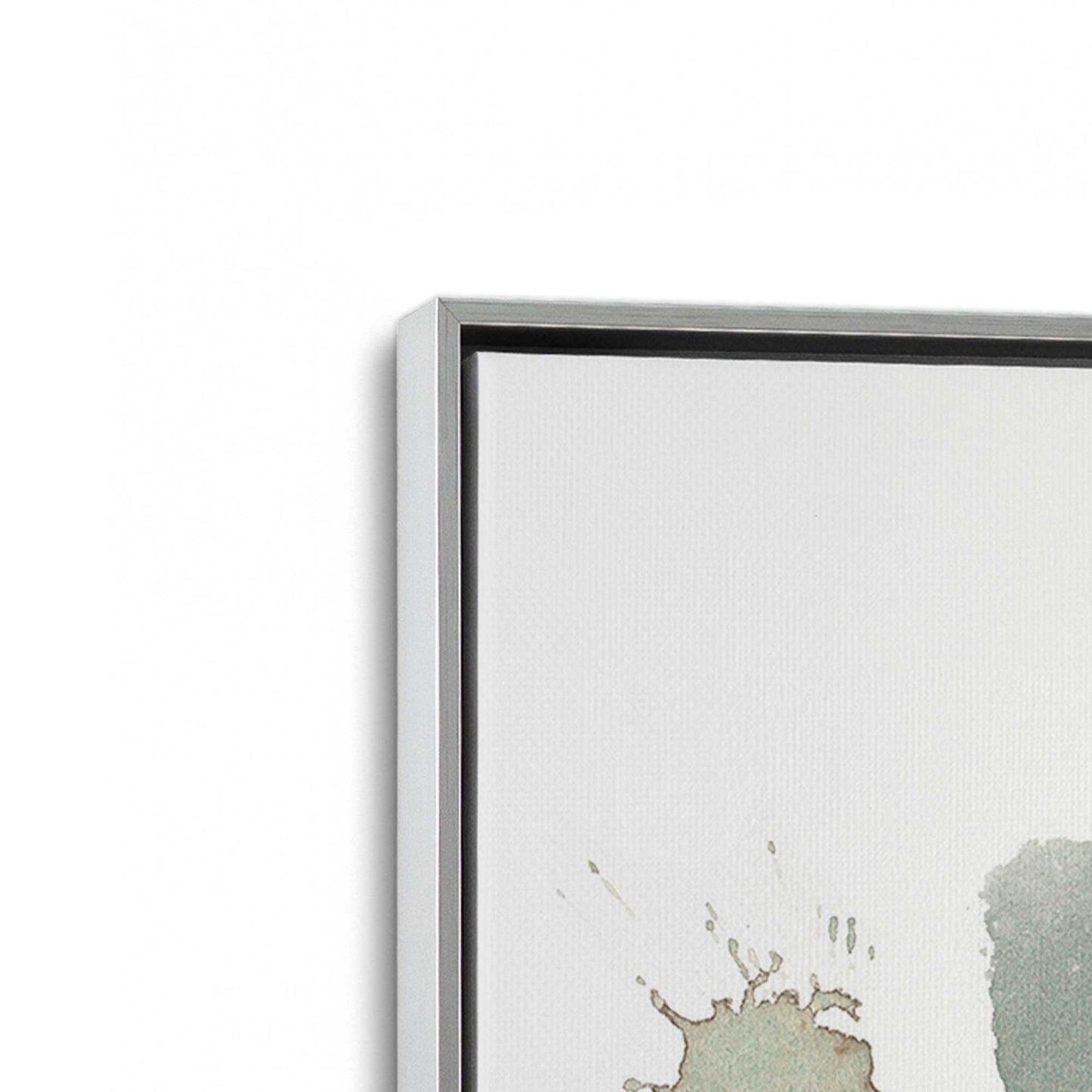 [Color:Polished Chrome], Picture of art in a Polished Chrome frame at an angle