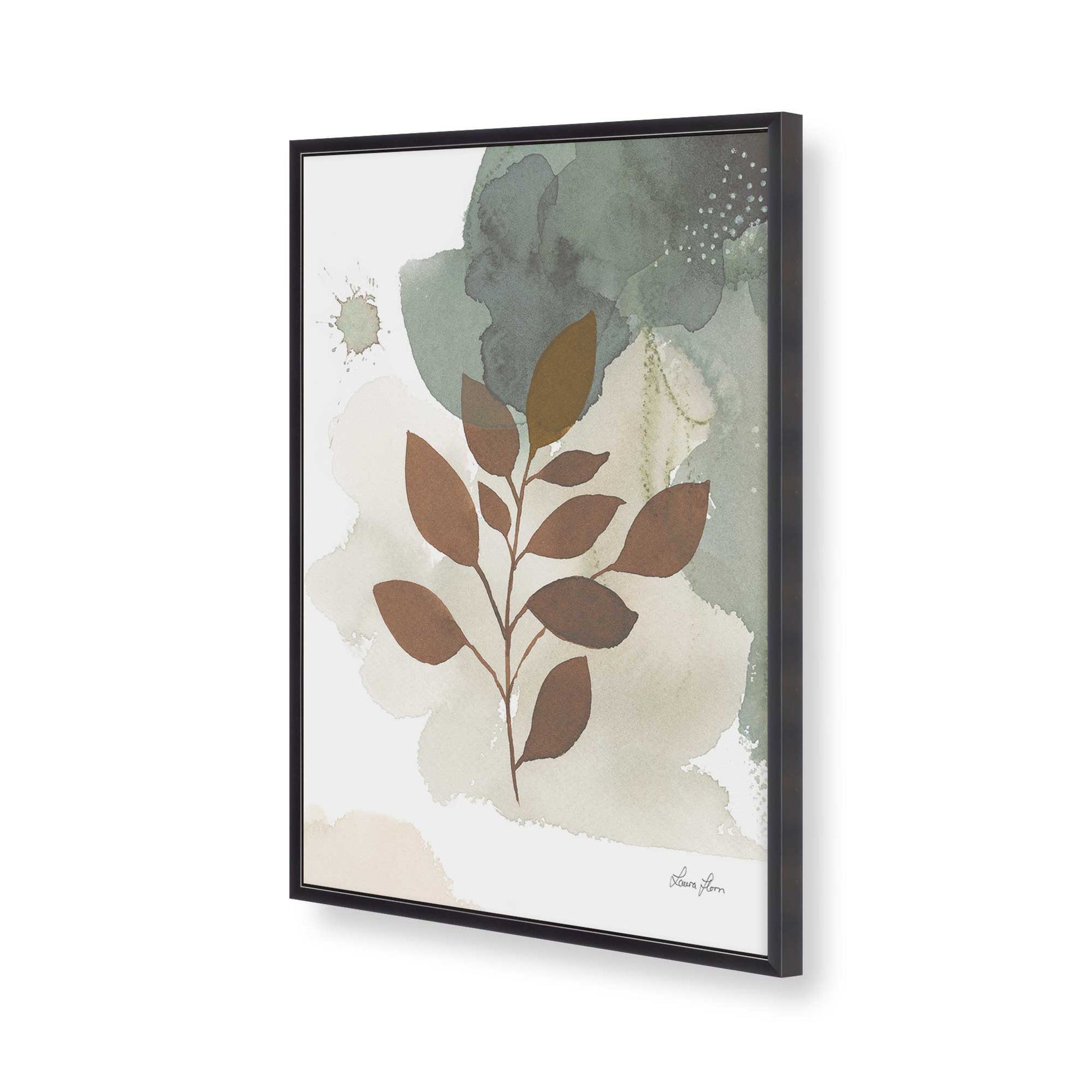 [Color:Weathered Zinc], Picture of art in a Weathered Zinc frame of the corner