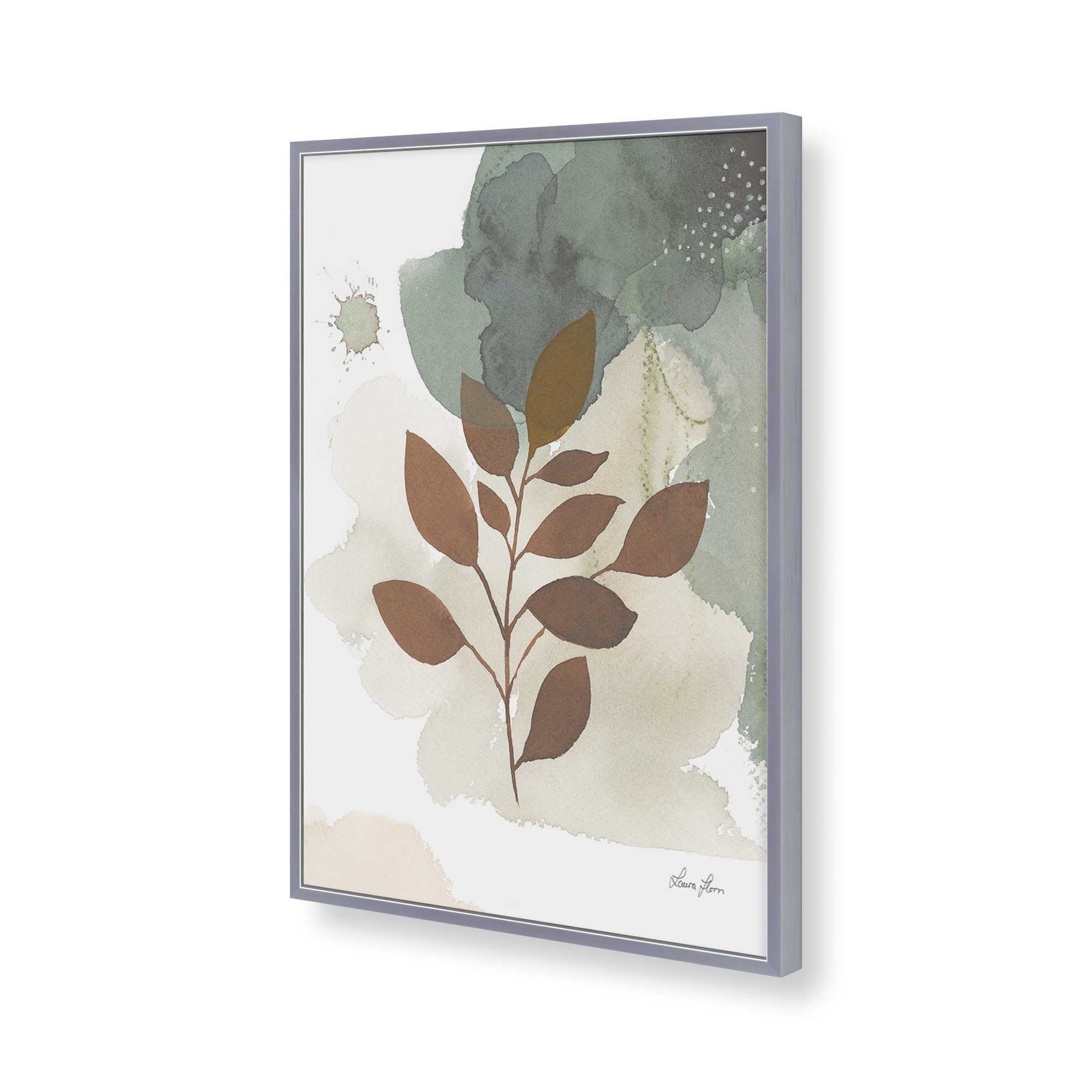 [Color:Polished Chrome], Picture of art in a Polished Chrome frame of the corner