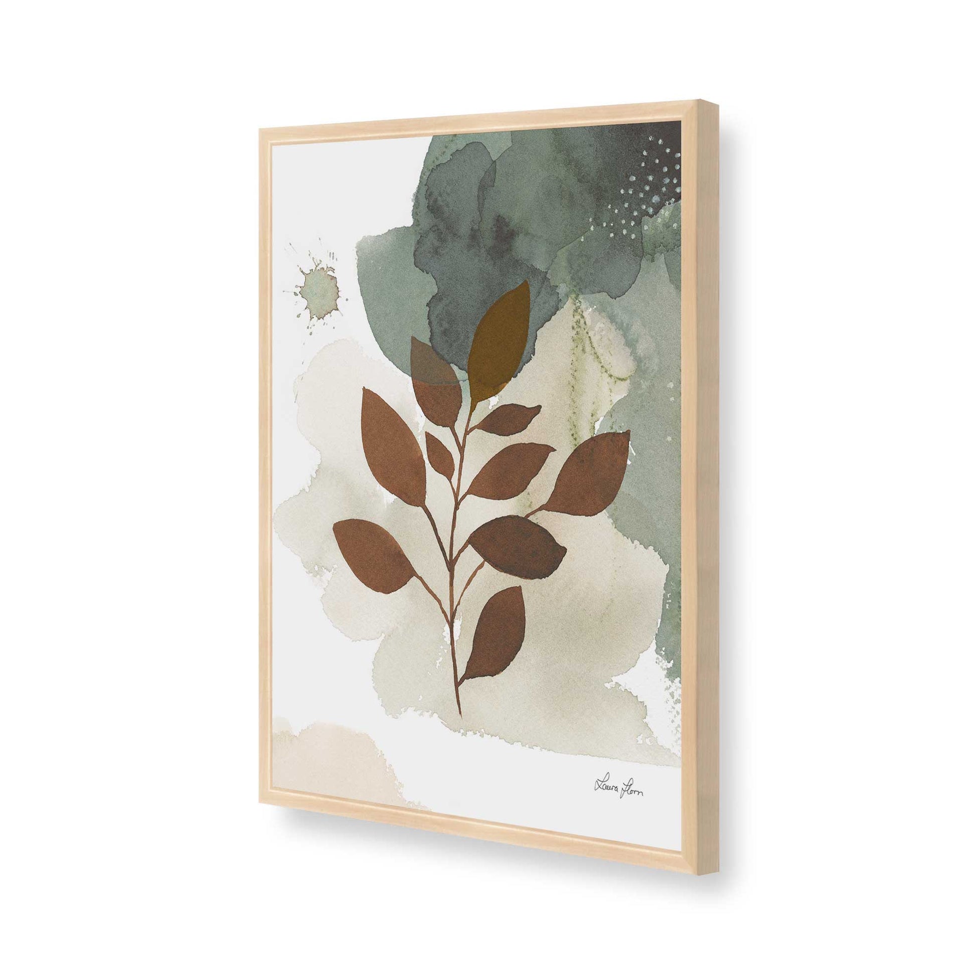 [Color:Raw Maple], Picture of art in a Raw Maple frame of the corner