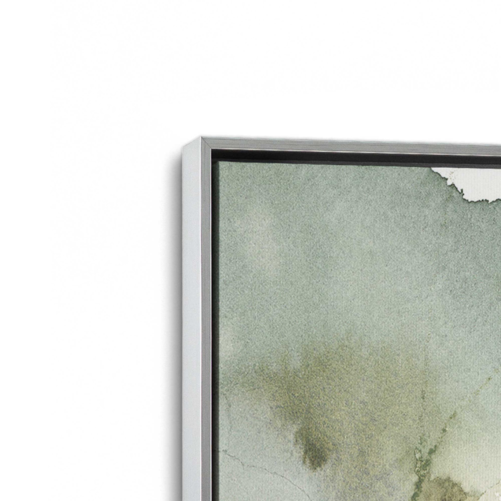 [Color:Polished Chrome], Picture of art in a Polished Chrome frame at an angle