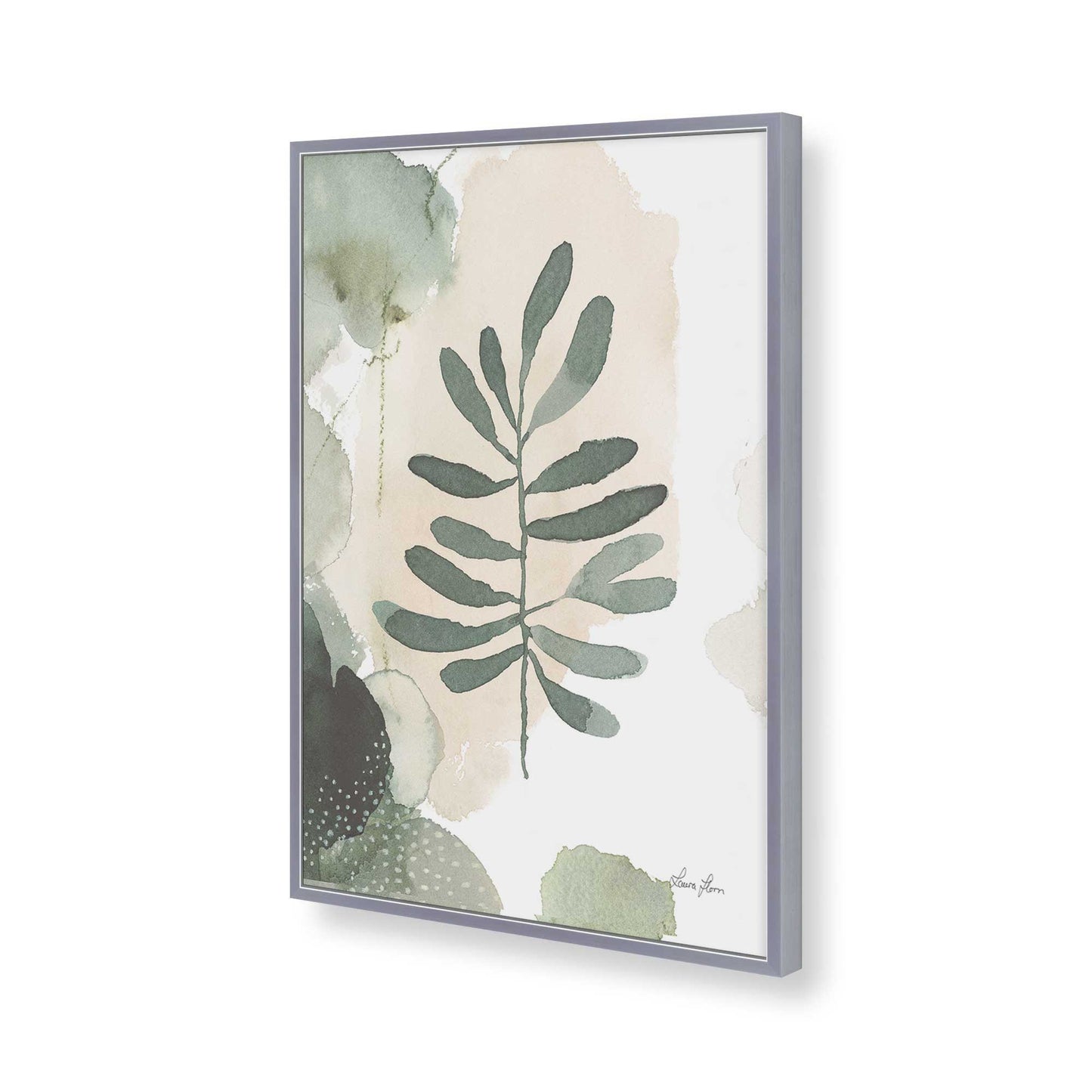 [Color:Polished Chrome], Picture of art in a Polished Chrome frame of the corner