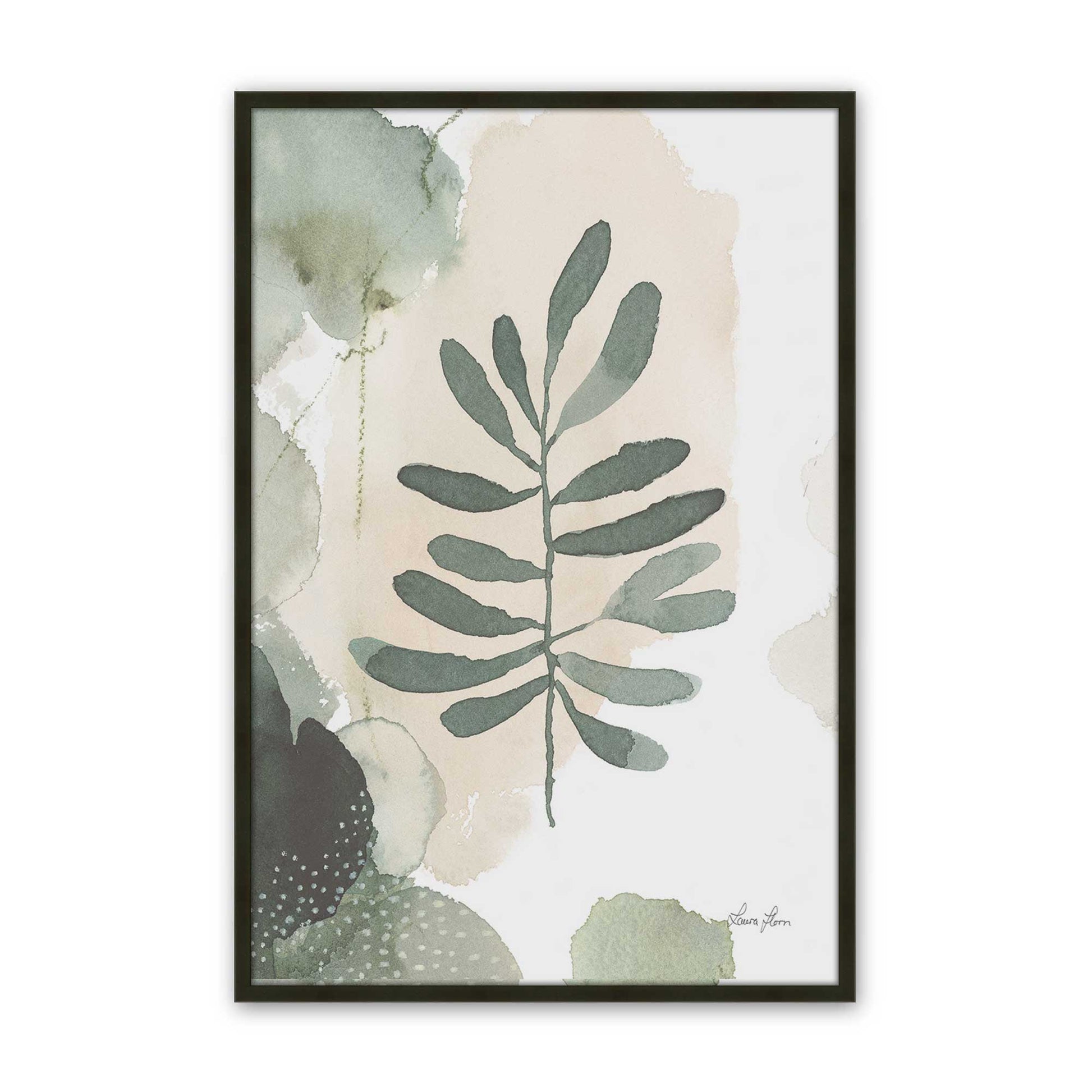 [Color:Satin Black], Picture of art in a Satin Black frame