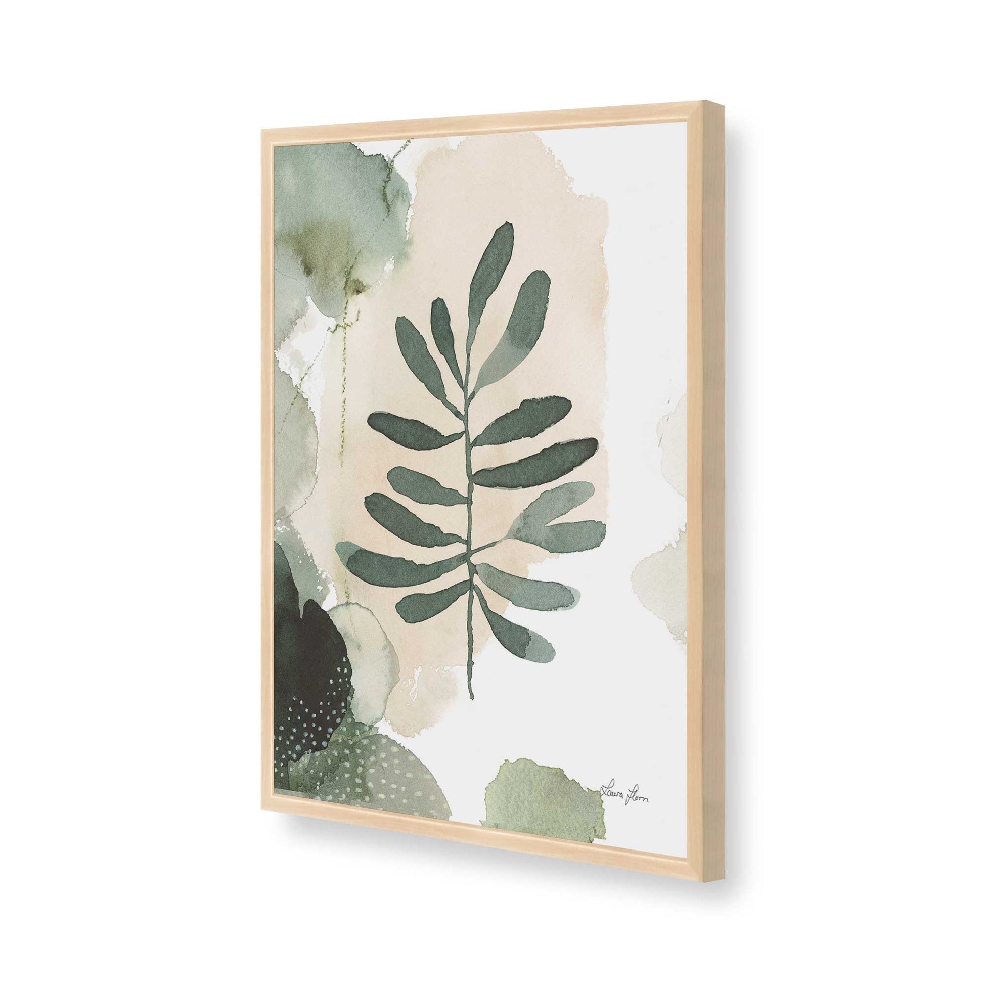 [Color:Raw Maple], Picture of art in a Raw Maple frame of the corner