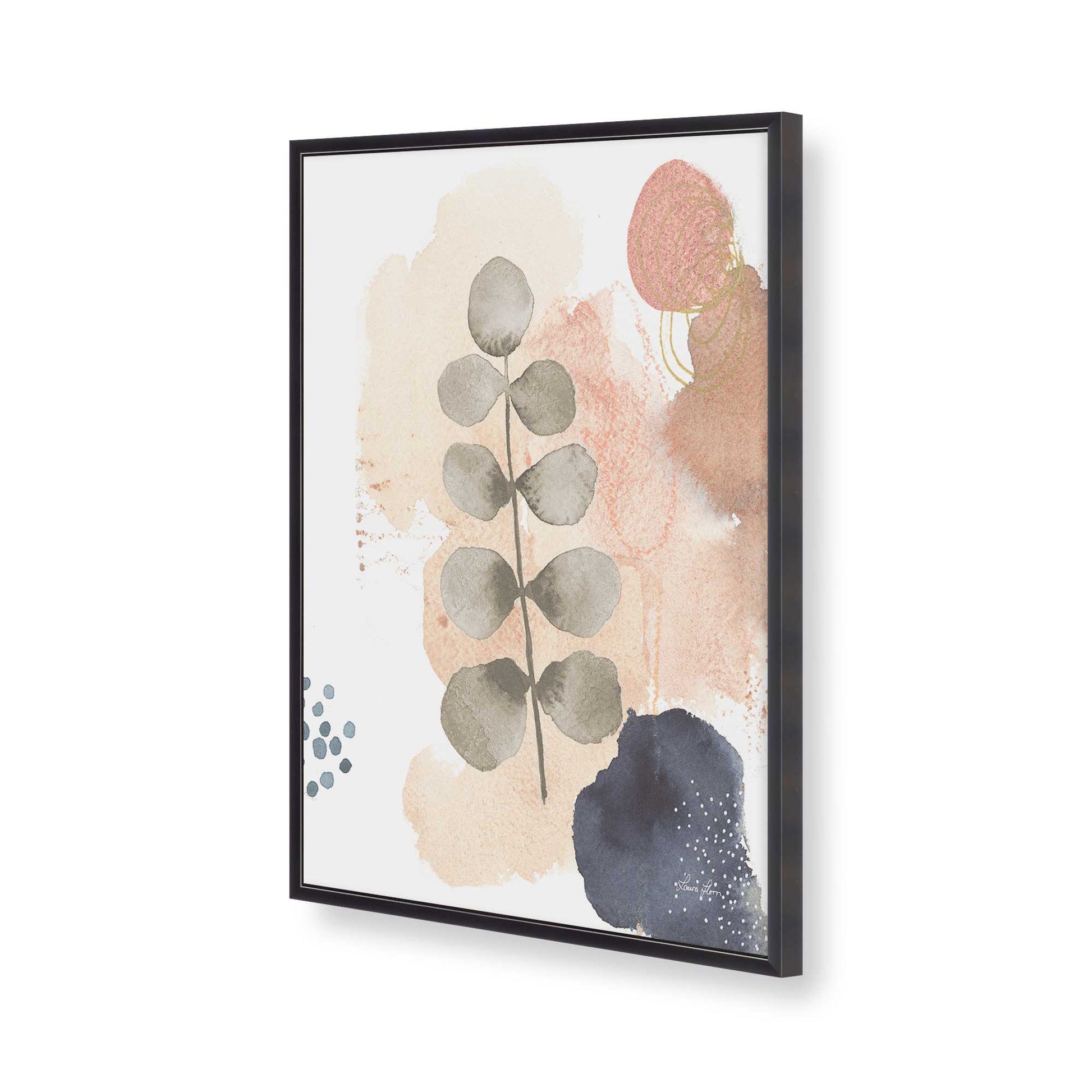 [Color:Weathered Zinc], Picture of art in a Weathered Zinc frame of the corner