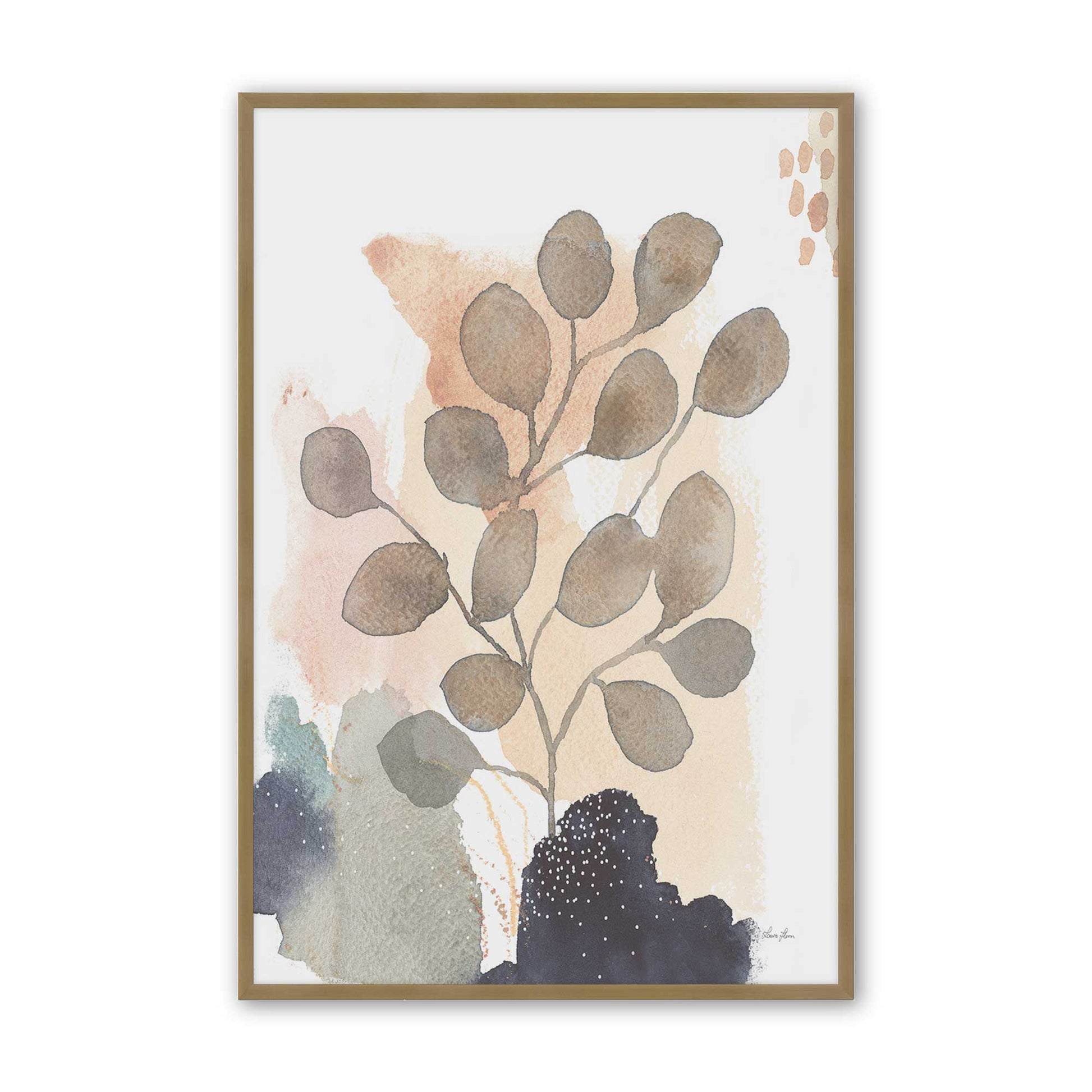 [Color:Brushed Gold], Picture of art in a Brushed Gold frame