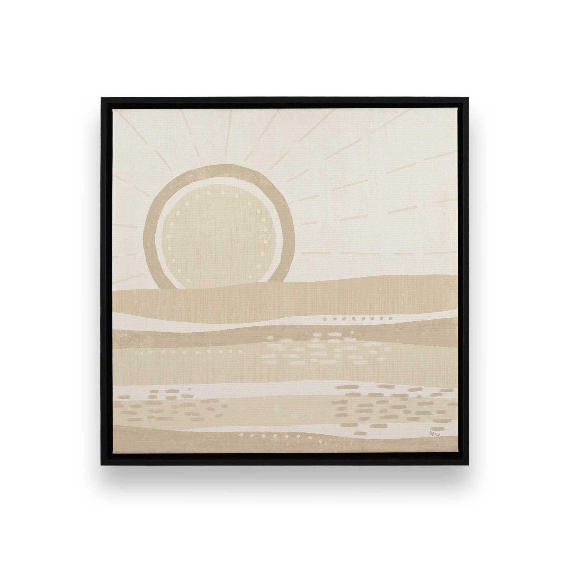 [Color:Satin Black], Picture of art in a Satin Black frame