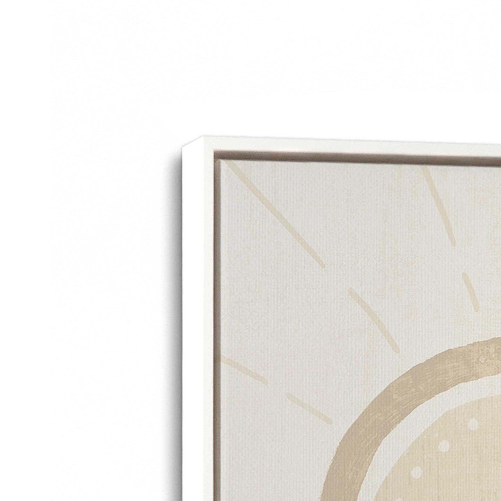 [Color:Opaque White], Picture of art in a White frame at an angle