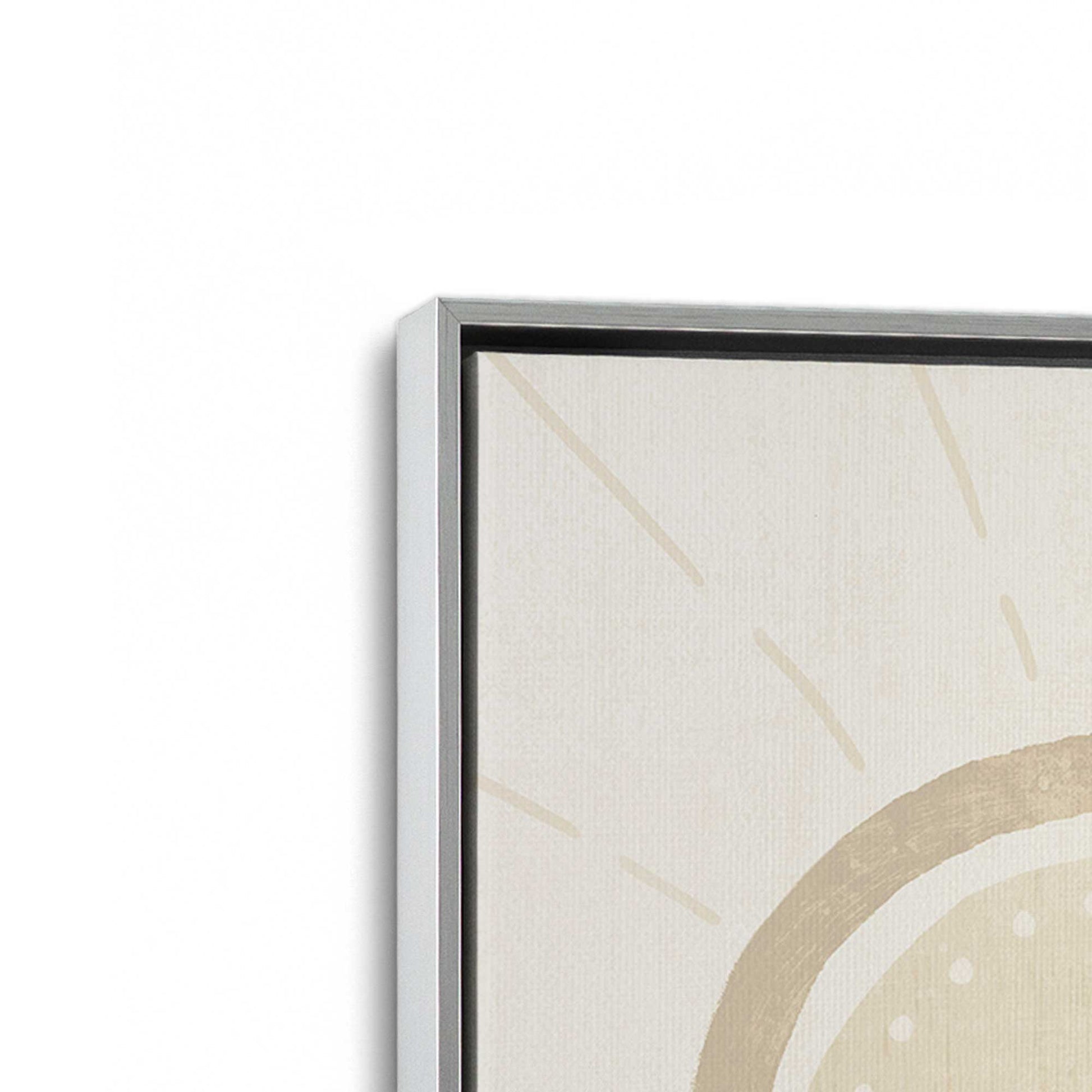 [Color:Polished Chrome], Picture of art in a Polished Chrome frame at an angle