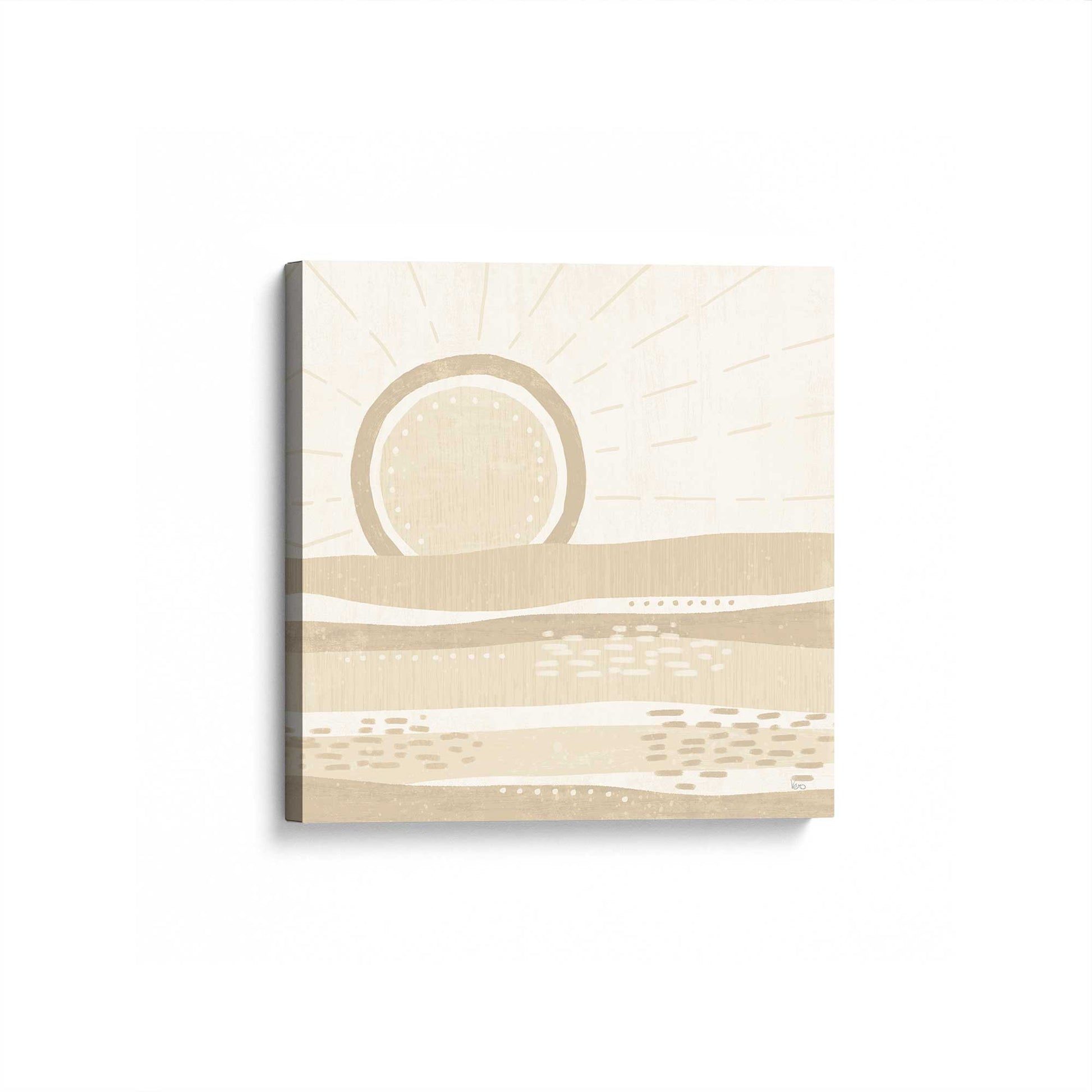 [Color:Stretched Canvas], Picture of the corner of the art